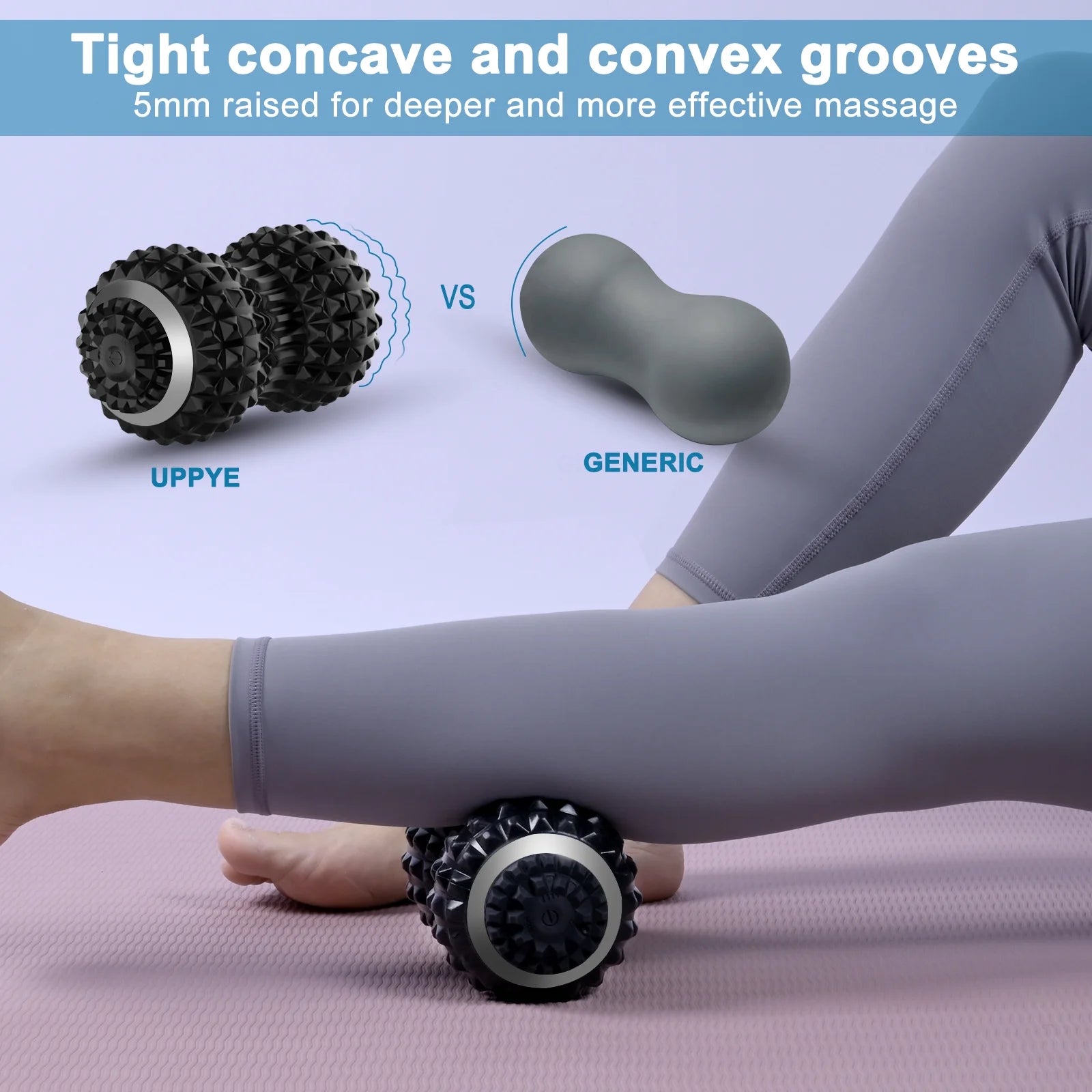 Experience Ultimate Relief with the Uppye Vibrating Massage Ball - Perfect for Myofascial Release, Recovery, and Deep Tissue Therapy!