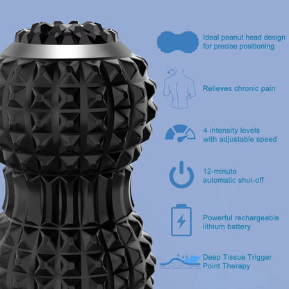 Experience Ultimate Relief with the Uppye Vibrating Massage Ball - Perfect for Myofascial Release, Recovery, and Deep Tissue Therapy!